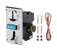 Ticfox Smart Coin Acceptor MultiFunction MultiCurrency Coin Slot Machine for Vending Machines Water Dispensers Coin Operated Telephones Plastic 64mmx123mmx143mm