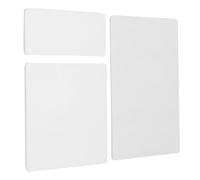 TICFOX Standard Die Cutting Plate, 3Pcs Die Cutting Pad 22x15cm 15x15cm 15x6.5cm Plastic Standard Die Cutting Machine Plate Cutting Plates for Hand Paper Embossers