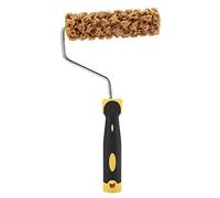 Ticfox Texture Pattern Roller Brush, 16cm / 6.3inch Professional Paint Roller Compound Roller Wall Brush with Handle for Home Rooms Walls Architectural Decoration