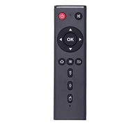 Ticfox TX3 Remote Control Universal Replacement IR TV Controller for Tanix TX3Max TX6 TX8 TX9S TX5Max Android TV Box Black ABS Shell Silicone Buttons 10m Range