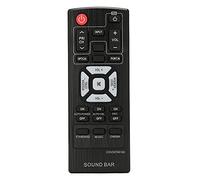Ticfox Universal Replacement Remote Control for Soundbar Bluetooth Sound System ABS Material Easy Setup No Programming Required Black