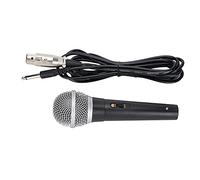TICFOX XLR Microphone Professional Vocal Dynamic Microphone Handheld XLR Condenser Microphone with Clear Sound Output for Stage Karaoke Singing Recording ABS Metal Cable