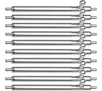 TICFROG 10pcs Quick Release Spring Bars 14mm 16mm 18mm 20mm 22mm 24mm 1.5mm Diameter Stainless Steel Watch Band Pins for Watch Band Strap, 18mm, Modern
