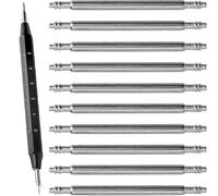 TICFROG 14mm 16m 18mm 20mm 22mm 24mm Spring Bars, Watch Pins φ1.5mm Diameter 10pcs Stainless Steel Watch Band Pins with Watch Band Remove Tool for Watch Band Strap, 16mm, Modern
