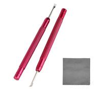TICFROG Watch Hand Remover Tool with 2PCS Watch Hands Removers Lever Minute Second Hand Removal Puller Watch Repair Tool Watch Removing Tools Watch Repairing Accessory, Red