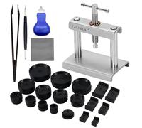 TICFROG Watch Press Tool Set, Back Case Closer for Closing the Cover, Watch Battery Replacement, Watch Opener Remover, Repair Kit for Wristwatches with 18PCS Molds and A Pry Opening, Compatible with