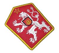 TICH001T Czechoslovakia Shield Old Team Soccer Football Futbol Embroidered Patch 3.03 × 3.74 in.