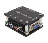 Ticha YUV TO RGBS YPBPR To SCART YPBPR TO VGA Video Converter for Game Console, Set-top Boxes, RGBS To Color Difference Component Transcoder