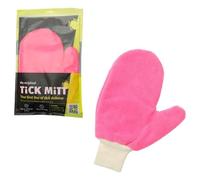 TiCK MiTT Pink Tick Defense Glove - Protective Tool for Humans and Pets - Safely Handle Ticks with Ease - Durable, Comfortable, and Easy to Use Tick Management Glove