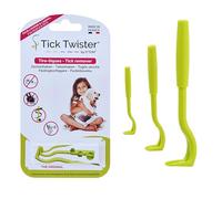 Tick Twister Blister Pack of 3 Tick Removers for Removing Ticks from Dogs, Cats, Horses and People - Original - Made in France