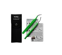 Tick Removal Kit, Precision Stainless Steel Tools, Carry Case, Tick ID Card, Removes All Tick Species and Sizes. Dog, Deer, Lone Star Ticks and Others Meet Their Match with This Premium Set