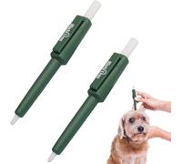Tick Removal Tool, 2X Tick Removal Tools For Dogs | Pets Lice Catching Pen, Anti Rust Tick Remover - Family Pet Flea Control Waterproof Anti-Tick Remover Pen For,Cat,Dog And People 11.6 * 1.5cm