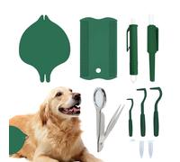 Tick Removal Tool for Dogs, Flea Puller Set for Pet, Multifunctional Ergonomic Flea and Tick Remover Kit for Dogs, Cats, and Multi-Pet Household