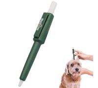 Tick Remover Tool - ABS 4.5x0.6 Inch Green Rustproof Tick Removal Pen | Waterproof Durable Flea Control Device | Safe Pet Care Accessory For Family Outdoor Activities Camping Hiking And Professional U