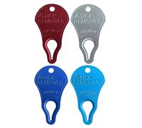 Tick Remover Tool Portable,Safe and Highly Effective Tick Detaching Tool,Tick Removal for Pet and Humans, Safe and Reliable, Pain-Free, Essential Tools for Outdoor Activities (4 PCS)
