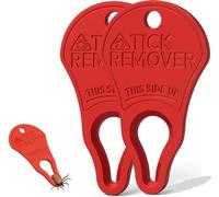 Tick Remover Tweezers - Tick Remover for Dogs and Cats - Keychain Tool - Effective and Safe Tick Remover - Easy to Use and Carry - Anti Tick - 2 Pcs