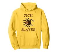 Tick Slayer Funny Summer Camping Hiking Bug Repellent Ticks Pullover Hoodie