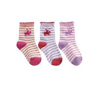 Tick Tock Baby Babies Girls Socks 3 Pairs Polo Horse Design Heel Toe Warm Toasty