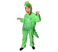 Tick Tock Crocodile Fancy Dress - Large Kids Costume + Separate Crocodile Hood For World Book Day