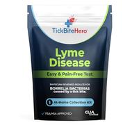 TickBiteHero Lyme Disease Test Kit - Easy Detection at Home and Painless - Fast and Accurate Results, Reliable Borrelia Bacteria Detection for Convenient and Effective Testing