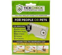 TickCheck Tick Remover Card (Wallet Sized Tick Removal Tool) Pack of 1