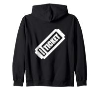 Ticket Logo Symbol Ticketholder Taker Movie Game Zip Hoodie