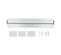 Ticket Rail, Aluminum Tab Grabber Kitchen Check Rail Holder, 30/40/50cm(12/16/20'') Wall-Mounted Ticket Holder Receipt Restaurant Food Catering Cafes Pubs Bars for Hold Orders Tabs Papers (40cm)