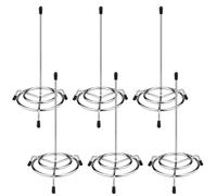 Ticket Stabber for Restaurant, 6PCS Ticket Receipt Holder Check Spindle Orders Spike for Businesses Kitchen Office Paper Notes