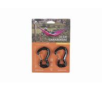 Ticket to the Moon - Carabiner 10 kN - Pair - Snapgate carabiner black