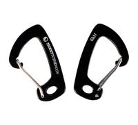 Ticket to the Moon - Lightest Carabiner 6kN - Pair - Snapgate carabiner black