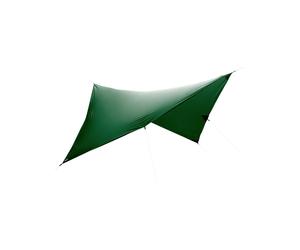 Ticket to the moon - Resistant hammock canvas - Lightest Tarp in Nylon - Green Green one size