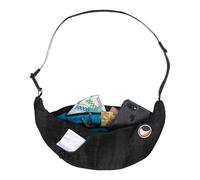 Ticket To The Moon | Upcycled Sling Bag | Shoulder Bag | Black One Size