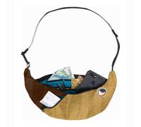 Ticket To The Moon | Upcycled Sling Bag | Shoulder Bag | PSand/Chocolate One Size