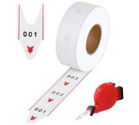 Tickets for 3-Digit Turn Management Restaurant Dispenser, A Queue Bank for Tickets, Ticket 1 Roll 000-999 Take Number 2, 2000 Departments Groups O Matic Busy