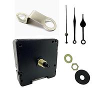Ticking Battery Operated Automic UK Radio Controlled Clock Movement Mechanism/Motor Quartz MSF Signal (1, 73mm Black Metal Hands)