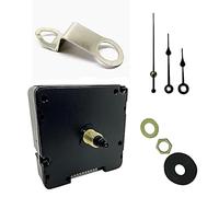Ticking Battery Operated Automic UK Radio Controlled Clock Movement Mechanism/Motor Quartz MSF Signal (2, 49mm Black Metal Hands)
