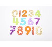 TickiT 72431 Rainbow Glitter Numbers, Blau,rot