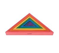 TickiT 73418 Wooden Rainbow Architect Triangles