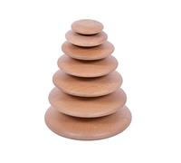 TickiT 73424 Wooden Natural Buttons Pack of 7