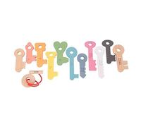 TickiT 73474 Rainbow Wooden Keys, Medium