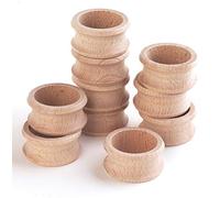 TickiT 73905 Wooden Napkin Rings Pack of 10,4.7cm