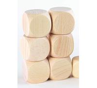 TickiT 73923 Natural Wooden Heuristic Cubes Pack of 6