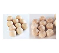 TickiT 73944 Wooden Heuristic Balls 60mm, Pack of 10 & 73881 Beechwood Balls