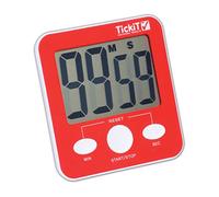 TickiT 92077 Jumbo Timer - Red - Digital Timer with Large Display Stand and Magnet for Mounting