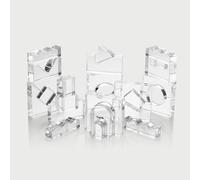tickit Clear Crystal Block Set