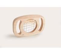 tickit Easy Hold Kaleidoscope - Smooth Rubberwood Frame with Easy Grip Handles and Pixelated Lens for Sensory Exploration and Language Development, Blue