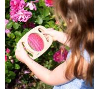 tickit Easy Hold Kaleidoscope - Smooth Rubberwood Frame with Easy Grip Handles and Pixelated Lens for Sensory Exploration and Language Development, Blue