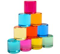 tickit Gem Circles - Acrylic Gemstones Building Blocks - Sensory, Stacking & Educational Toys for Kids - Early Learning, Colour Play, STEM & Indoor Activity - Ideal Christmas Gift Ages 3+