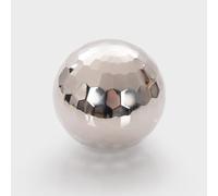 tickit jumbo stainless steel sensory ball - mirrored faceted ball with shaker sound for sensory exploration, movement play and early learning