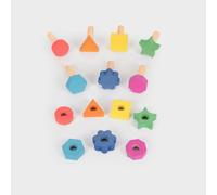 tickit Rainbow Wooden Nuts & Bolts - 7
